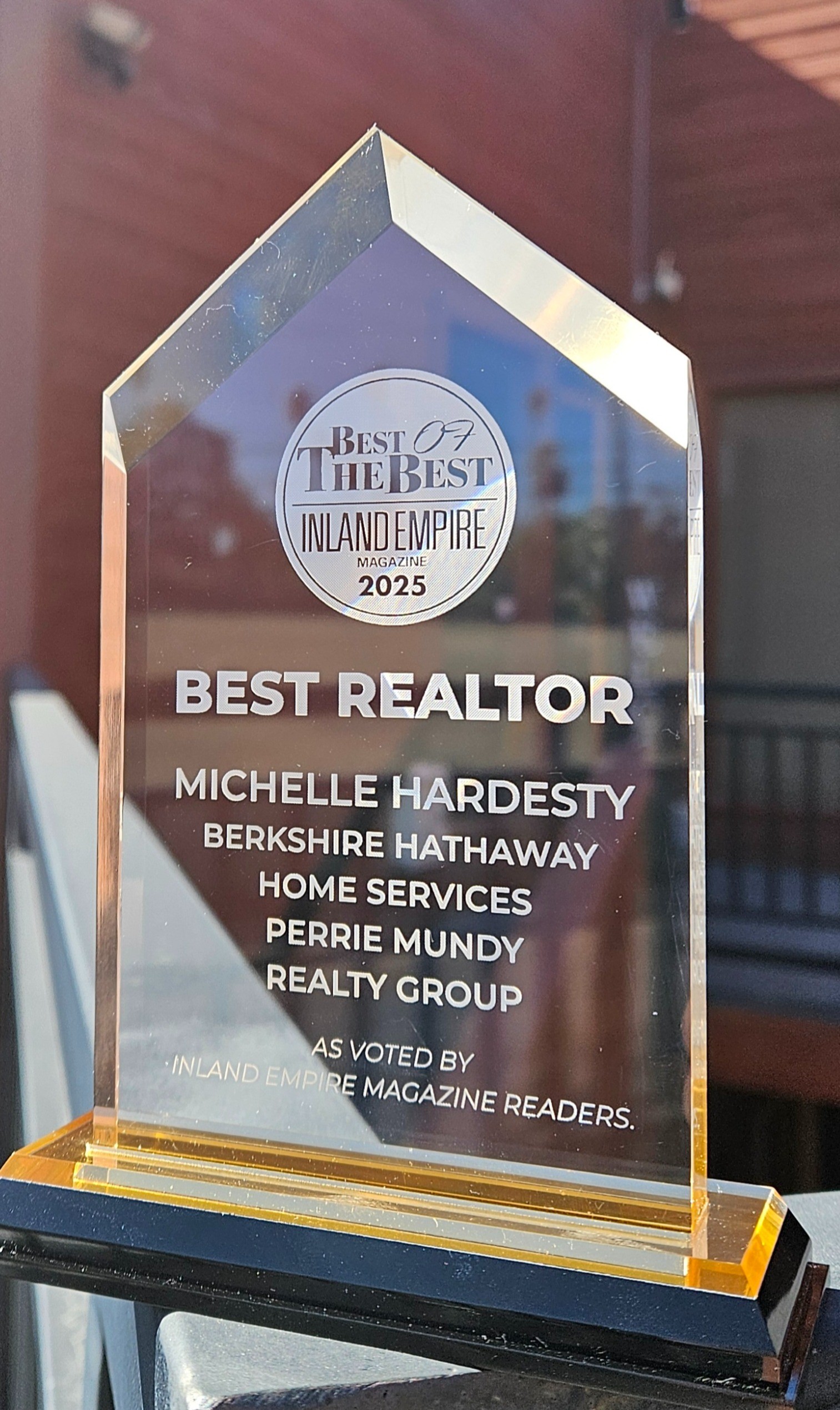 Michelle Hardesty - Best Realtor in the Inland Empire Award